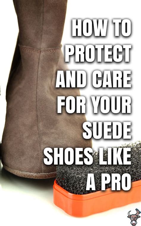 how to protect suede shoes.